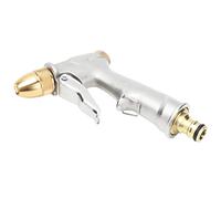 Cryfokt Ugello per Acqua in Lega di Zinco Ad Alta Pressione Spruzzatore in Metallo per Lavaggio Auto da Giardino, Ugello per Irrigazione Regolabile in 4 modalità per Filettatura di Tubo da Giardino