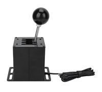 Cryfokt USB H Gear Shifter Anodizzato Placcato Simulatore del per Giochi di Corse, Compatibile con Struttura Compatta per ATS ETS Dust WRC Sim Racing Game