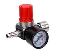 Cryfokt Valvola di Controllo del Pressostato del Compressore D'aria, 4 Vie 175PSI con Manometro e Valvola di Sicurezza, Limitatrice di Pressione di Sicurezza per la Sostituzione