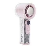 Cryfokt Ventola di Ghiaccio a Mano, 6 velocità da 3000 MAh Gelato con Lavoro Scritto a Mano il Motore Senza Spazzole Ricaricabili per il Viaggio (PINK)