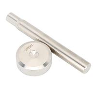 Cryfokt Versatile Punzone per Rivetti da 10 Mm con Base di Posizionamento, Efficiente Strumento di Installazione di Rivetti in Pelle per Artigiani e Hobbisti, Acciaio Inossidabile, Include Base e