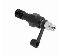 Cryfokt Vite di Spurgo del Freno del Motociclo in Alluminio di Alta qualità M10 X 1,0 Mm Bullone Banjo Resistente Alla Ruggine per Pinza Freno (BLACK)