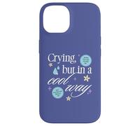 Crying But in a Cool Way Funny Graphic Custodia per iPhone 14