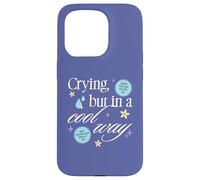 Crying But in a Cool Way Funny Graphic Custodia per iPhone 15 Pro