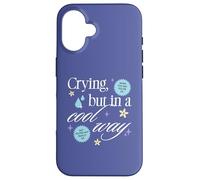 Crying But in a Cool Way Funny Graphic Custodia per iPhone 16