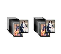 Cryofu 20 cornici magnetiche per arte con diamanti, formato A5, autoadesive, colore nero