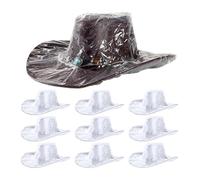 Cryofu da cowboy, unisex, in plastica, impermeabile, antipolvere, per viaggi e stoccaggio, 10 pezzi