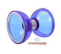Cryofu Palla Diabolo con Triplo Cuscinetto a Sfera, Gomma Morbida, Doppia Ruota per Bambini, Set da Gioco Esterno, Cristallo TPU