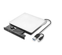 Cryofu USB 3.0 SATA External DVD CD-ROM RW Drive Case 5Gbps High Speed 12.7mm Optical Drive Case for Laptop Desktop