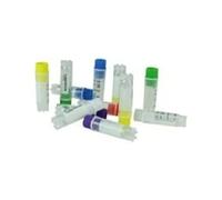 Cryomaster 4-6106 Cryo Tubes, 2 ml, filettatura femmina, tappo a vite bianco, anello di supporto, lato codice a barre 1D (confezione da 500)