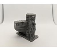 Crypt Stairs | 28 mm scala 1/56 miniatura | RPG Figura da tavolo Paesaggio Modellazione Wargaming Fantasy Diorama Wargames Modello Paesaggio Terreno Scatter Gioco di ruolo Stampato 3d Verniciabile