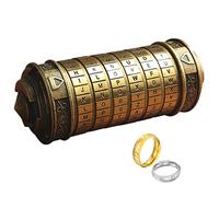 Cryptex - Scatola per puzzle da Vinci codice mini serratura Cryptex con scomparti nascosti per compleanno, San Valentino, regalo di compleanno misterioso per familiari e amici