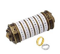 Cryptex - Scatole puzzle da Vinci Code Mini serratura Cryptex con scomparti nascosti, anniversario, San Valentino, misteriosi regali di compleanno per familiari e amici