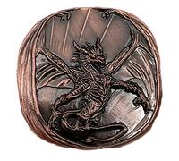 Cryptic Creative Copper Dragon Decision Coin D2 Teste-Code - Sì-No RPG LARP