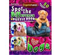 Cryptic Fusion Fantastic Spot the Difference Puzzle Book for Adults (Tascabile)