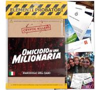 Cryptic Killers Detective gioco investigativo - Escape room gioco da tavolo - Un Mistero di omicidio e un Caso da risolvere italiano - Giochi da tavolo adulti 14+ - Omicidio di una milionaria