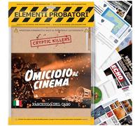 Cryptic Killers Detective gioco investigativo - Escape room gioco da tavolo - Un Mistero di omicidio e un Caso da risolvere italiano - Giochi da tavolo adulti 14+ - OMICIDIO AL CINEMA