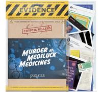 Cryptic Killers Gioco misterioso omicidio irrisolto - Police Case Files Investigation Detective Evidence & Crime File - individui, appuntamenti serali e giochi di festa- Omicidio presso MediLuck