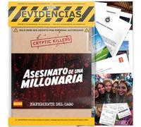 Cryptic Killers Juego de asesinato y misterio sin resolver Investigación del expediente de un caso con pistas/pruebas de detectives - Resuelve el crimen - Asesinato de una millonaria