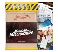 Cryptic Killers Unsolved murder mystery game - Cold Case Files Investigation Detective clues/evidence - Solve the crime - For individuals, date nights & party groups - Murder of a millionaire