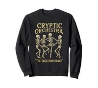 Cryptic Orchestra The Skeleton Dance, sinfonia Vintage retrò Felpa