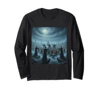 Cryptic Orchestra The Skeleton Dance, sinfonia Vintage retrò Maglia a Manica