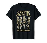 Cryptic Orchestra The Skeleton Dance, sinfonia Vintage retrò Maglietta