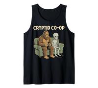 Cryptid Co-Op Sasquatch Bigfoot Alien Playing Video Games Canotta