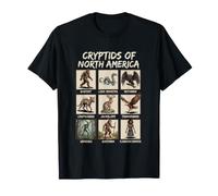 Cryptid Hunter Cryptids Nord America Cryptozoologia Buff Maglietta