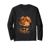 Cryptid Legends Paranormal Moon Folklore Mistero Maglia a Manica