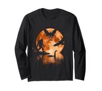 Cryptid Legends Paranormal Moon Folklore Mistero Maglia a Manica