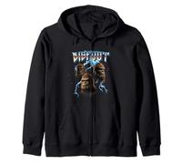 Cryptid Metalcore Heavy Metal Music Band Sasquatch Bigfoot Felpa con Cappuccio