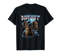 Cryptid Metalcore Heavy Metal Music Band Sasquatch Bigfoot Maglietta