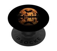 Cryptids Moon Scene Bigfoot Alien Loch Ness Mistero PopSockets PopGrip Adesivo
