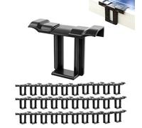 Cryptisg 30 Pezzi Clip per Lo Scarico Dell'acqua Del Pannello Solare, Clips di Scarico per Pannelli Solari, Clip di Pulizia del Modulo Fotovoltaico, per Migliorare L'Efficienza Fotovoltaica (30 mm)