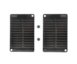 Crypto Cold Wallet in Acciaio Inox - 2 Piastrine, Viti - Hardware per Trezor, Ledger, Bitbox02 - Recovery Seed Phrase - 2.0, Nero, Moderno