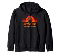 Crypto Dad Design Bitcoin Investor Gift HODL Legend Bitcoin Felpa con Cappuccio