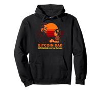 Crypto Dad Design Bitcoin Investor Gift HODL Legend Bitcoin Felpa con Cappuccio