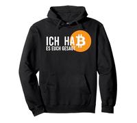 Crypto Detto Ti Ho Detto Bitcoin Felpa con Cappuccio