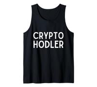 Crypto Hodler HODL Blockchain Miliardario di criptovaluta Canotta