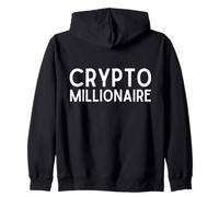Crypto Millionaire Cryptocurrency Early Adopter Millionaires Felpa con Cappuccio