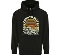Crypto Non Crypt Divertente Teschi Di Criptovaluta Felpa Per Bambini