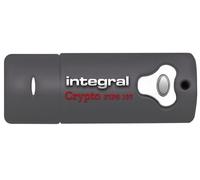 Integral 4GB Crypto Drive FIPS 197 Encrypted USB 3.0 unità flash USB USB tipo A 3.2 Gen 1 (3.1 Gen 1) Grigio