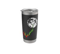 Crypto Trader - Bitcoin To The Moon Trading di criptovalute Bicchiere termico in acciaio inox doppia parete