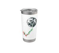 Crypto Trader & Investitore To The Moon Trading di criptovalute Bicchiere termico in acciaio inox doppia parete
