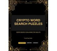 CRYPTO WORD SEARCH PUZZLES: Word Search Challenge for Adults