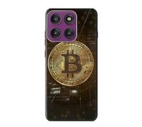 Cryptocurrency Bitcoin Case Cover Custodia per Motorola Edge 60 Pro