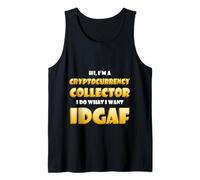 Cryptocurrency Collector IDGAF DeFi NFT Costume Crypto Miner Canotta