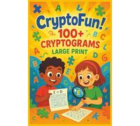 Cryptogram book for Kids: Fun Brain Teasers | 6x9 Format, 120 Pages | Great for Travel, Learning & Quiet Time