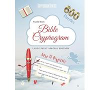 Cryptogram Gene Puzzle Book Bible Cryptogram Large Print Special Edi (Tascabile)